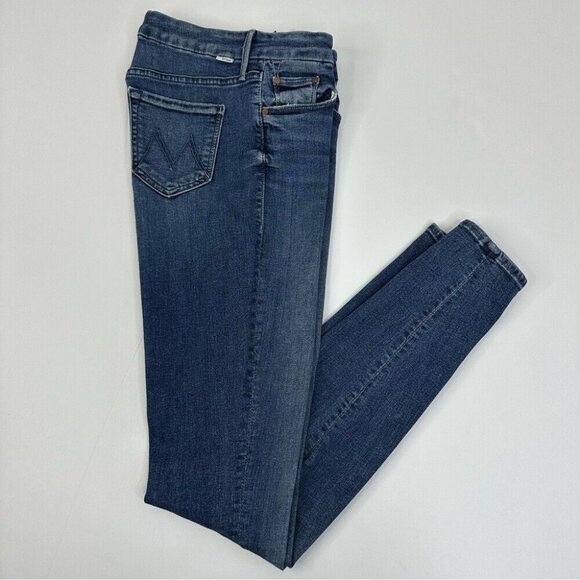 Mother Women's The Looker Groovin Skinny Minimalist Designer Jeans W25-26/L29.75 - Picture 2 of 13